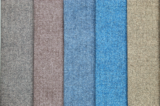 600D 100% Polyester Pelapis Kain Penutup Sofa Faux Linen Untuk Bantal Furnitur