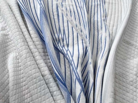 Tekstil rumah mode kain kasur rajutan poliester 100% tahan api berkualitas tinggi