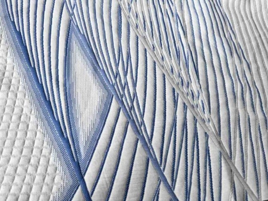 Tekstil rumah mode kain kasur rajutan poliester 100% tahan api berkualitas tinggi