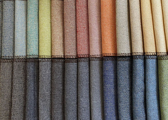 BENANG DIcelup kain 100% polyester kain linen kain katun banyak warna untuk furniture sofa