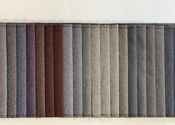 100% polyester linen seperti kain dicelup polos kain penutup sofa kain YARN-DYED