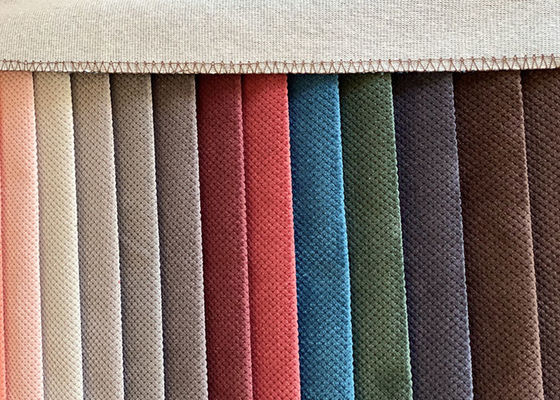 305gsm Kain Sofa Polos Linen Rayon Polyester Tri Blend Fabric