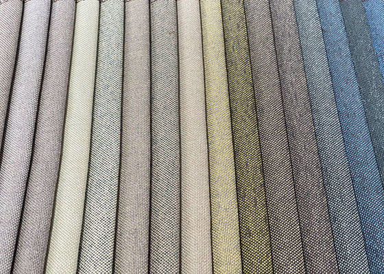 sampel gratis polyester pelapis sofa kain linen Home Textile Furnishing Tirai Karpet Sofa Penutup BENANG DIcelup