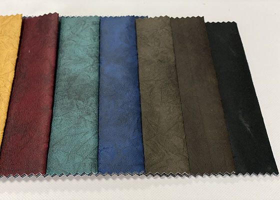 230gsm Suede Leather Sofa Fabric Tahan Air Polyester Microsuede Fabric