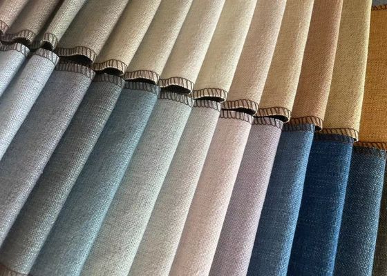 300gsm Pelapis Linen Rajutan Bahan Tekstil Sutra Tahan Susut