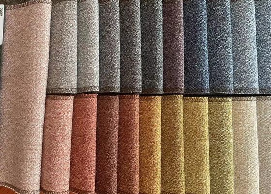 Kain Sofa Chenille Benang Dicelup 100% Polyester Untuk Furnitur