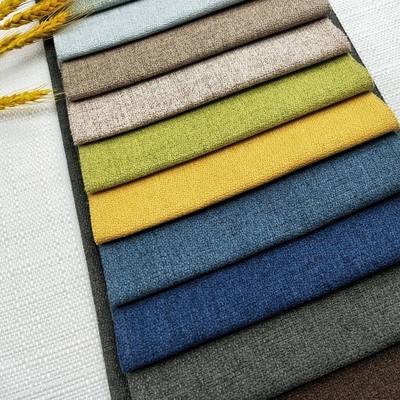 Kain Sofa Linen Tekstil Rumah Dicelup Polos 100% Polyester