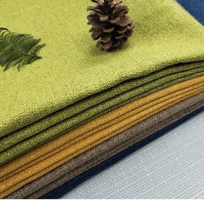 Kain Sofa Linen Tekstil Rumah Dicelup Polos 100% Polyester