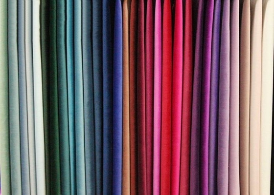 100% Ramah Lingkungan Polyester Holland Velvet Fabric Untuk Sofa 700D